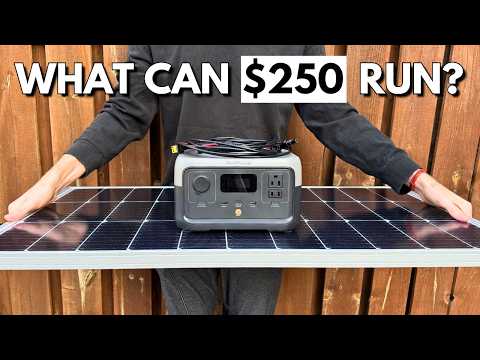 Dirt-Cheap Solar Generator Setup - What Can It Power?