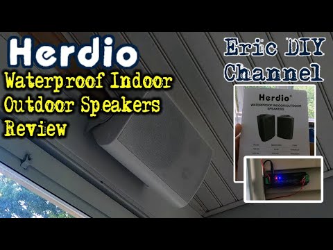Herdio Waterproof Indoor Outdoor Speakers Review