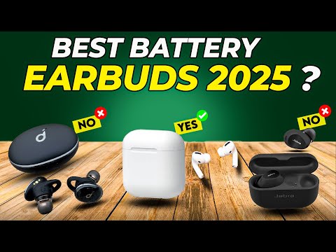 Top 5 Best Wireless Earbuds With Long Battery Life 2025 - Best Battery Earbuds 2025